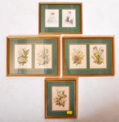 COLLECTION WATERCOLOUR BOTANICAL PRINTS & PORTRAITS
