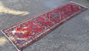 20TH CENTURY PERSIAN ISLAMIC HAND MADE SOUK RUNNER