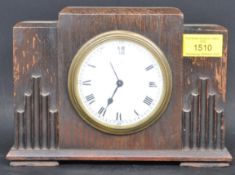 1930S ART DECO GOLDSMITHS AND SILVERSMITHS MANTLE CLOCK