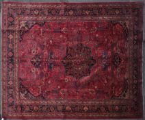 20TH CENTURY PERSIAN ISLAMIC HAND MADE NESHED RUG