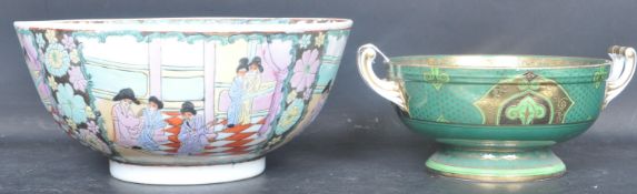 1920S NORITAKE BOWL WITH ANOTHER