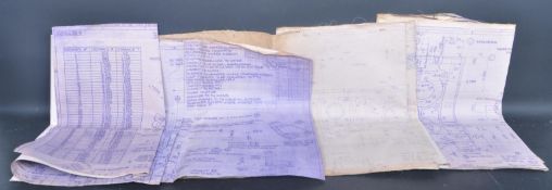 COLLECTION OF 1950S AERONAUTIC PLANS