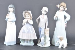 FOUR CONTEMPORARY NAO FIGURES