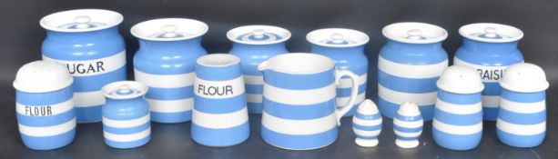 ASSORTMENT OF T G GREENE & CO CORNISHWARE KITCHEN WARE