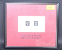 VICTORIAN 1840 PENNY BLACK BRITISH ROYAL MAIL POSTAGE STAMP