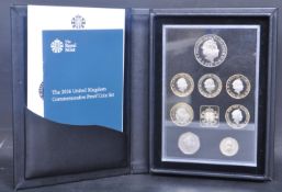 ROYAL MINT 2016 UK COMMEMORATIVE PROOF COIN SET