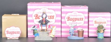 ROBERT HARROP - BAGPUSS - COLLECTION OF FOUR FIGURINES