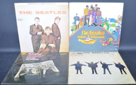 FOUR BEATLES LP VINYL REOCRD ALBUMS