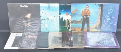 COLLECTION OF NINE ELTON JOHN LP RECORDS