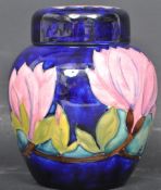 MOORCROFT MAGNOLIA PATTERN GINGER JAR