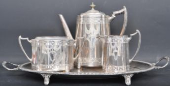 ATKINS BROTHERS OF SHEFFIELD SILVER PLATE TEA SERVICE