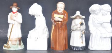 FIVE ROYAL WORCESTER FIGURES
