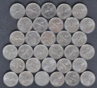 COLLECTION OF QUEEN MOTHER 80TH BIRTHDAY AUGUST 4TH 1980 CROWN COINS