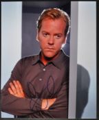 KIEFER SUTHERLAND - 24 - SIGNED 8X10
