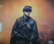 STAR WARS - ROGUE ONE - FELICITY JONES SIGNED 8X10