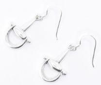 PAIR OF SILVER STIRRUP EARRINGS