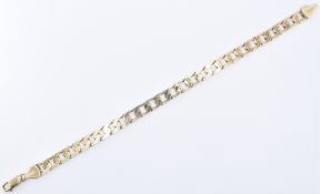 9CT GOLD CURB LINK BRACELET
