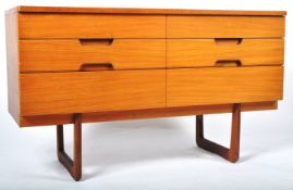 UNIFLEX - MID CENTURY TEAK DRESSING TABLE CHEST OF DRAWERS