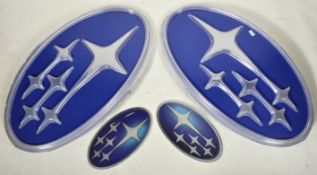 SUBARU - COLLECTION OF SHOWROOM SIGNAGE