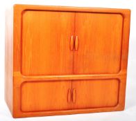 DYRLUND - MID CENTURY DANISH TEAK TV MEDIA CABINET