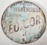 VINTAGE 20TH CENTURY BRISTOL RELATED ENAMEL SIGN