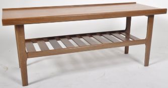 1960S DANISH TEAK WOOD COFFEE TABLE