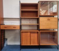 ROBERT HEAL - STAPLES - RETRO THREE BAY LADDERAX WALL UNIT