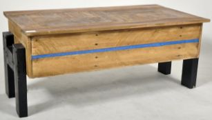 20TH CENTURY BRUTALIST / RUSTIC MADE COFFEE TABLE