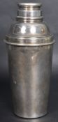 1930S ART DECO SILVER PLATE COCKTAIL SHAKER