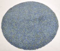 RETRO 20TH CENTURY WOOL SHAG PILE FLOOR RUG