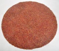 RETRO 20TH CENTURY WOOL SHAG PILE FLOOR RUG