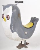 MID 20TH CENTURY JUVENILE OWL CAROUSEL RIDE