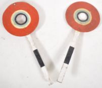 PAIR OF VINTAGE FUNFAIR SHOOTING TARGETS
