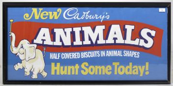 CADBURY'S ANIMALS - 1980S ADVERTISING POSTER