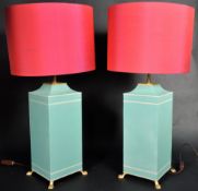 PORTA ROMANA - MATCHING PAIR OF DESIGNER TABLE LAMPS