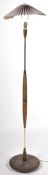 RETRO 1960S TEAK WOOD STANDARD LAMP