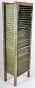 INDUSTRIAL FURNITURE - VINTAGE MID CENTURY PRINTERS CABINET