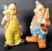 STUDIO ART POTTERY CLOWN FIGURINES
