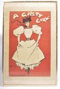 AFTER DUDLEY HARDY - A GAIETY GIRL - LIMITED EDITION PRINT