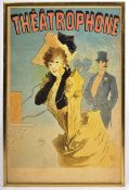 AFTER JULES CHERET - THEATROPHONE - COLOURED LIMITED PRINT