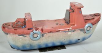 JUVENILE CAROUSEL RIDE - MID CENTURY CHILDS BOAT RIDE