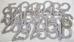 LARGE COLLECTION OF INDUSTRIAL METAL LETTERING