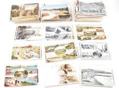 LARGE COLLECTION OF CIRCA 1950S POSTCARD AND STAMPS