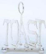 VINTAGE SILVER PLATED TOAST RACK