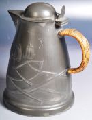 ARTS & CRAFTS ARCHIBALD KNOX LIBERTY PEWTER JUG.