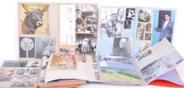 A LARGE COLLECTION OF DECOUPAGE SCRAP ALBUMS