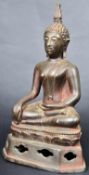 LARGE 18TH CENTURY CHINESE BRONZE BUDDHA