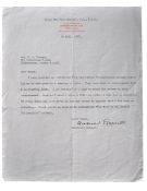 BERTRAND RUSSELL (1872-1970) - BRITISH PHILOSOPHER - LETTER