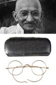 MAHATMA GANDHI (1869-1948) - GANDHI'S PERSONALLY WORN SPECTACLES