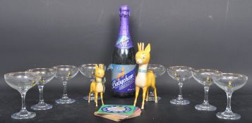 COLLECTION OF VINTAGE 20TH CENTURY BABYCHAM RELATED ITEMS